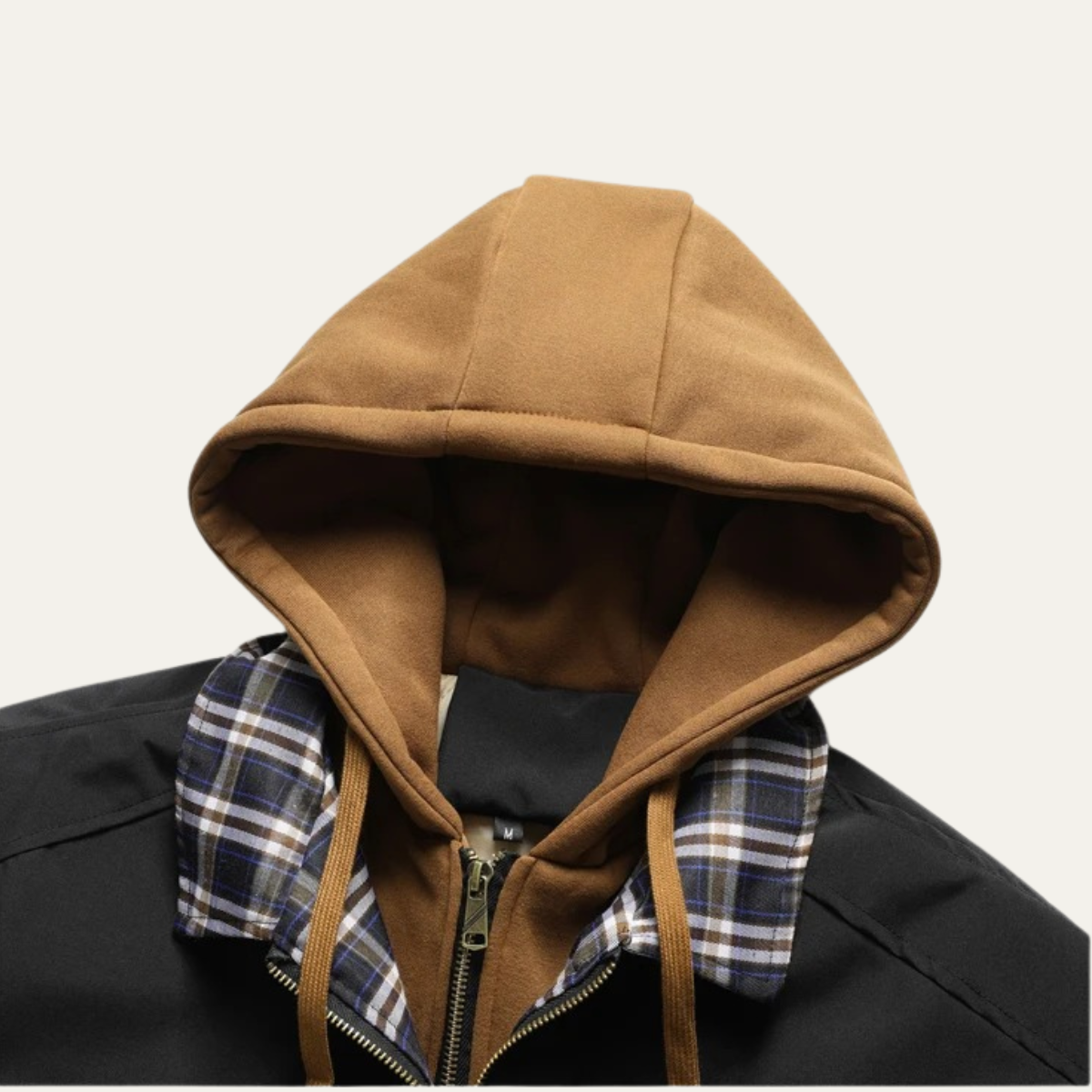 Men's Fleece Lined Hooded Bomber Jacket