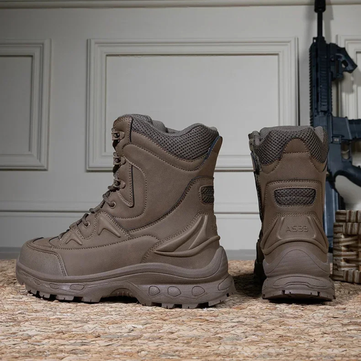 Men's Waterproof Tactical Snow Boots Durable