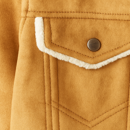 Men's Vintage Shearling Leather Jacket