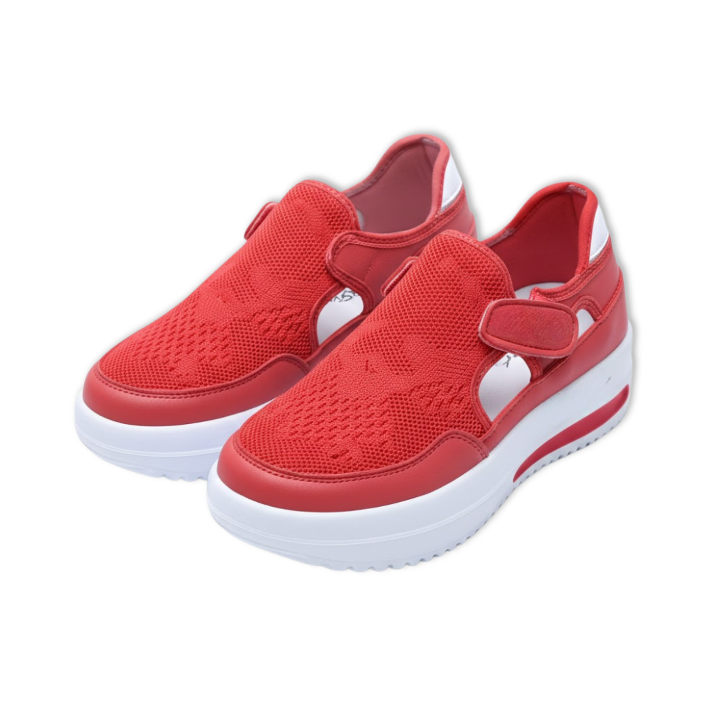 Fashionable Cut Out Canvas High Top Sneakers