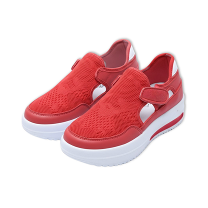 Fashionable Cut Out Canvas High Top Sneakers