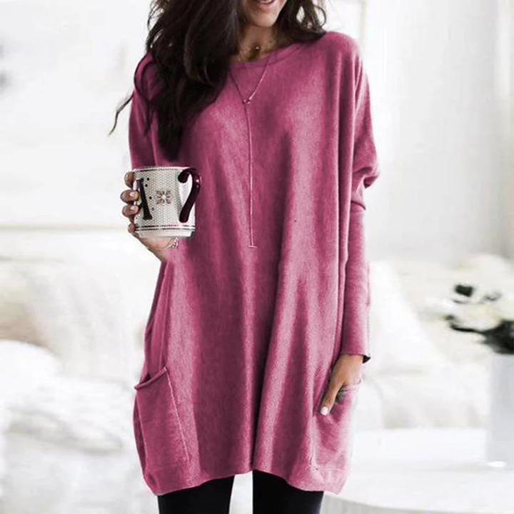 Women's Oversized Tunic with Pockets