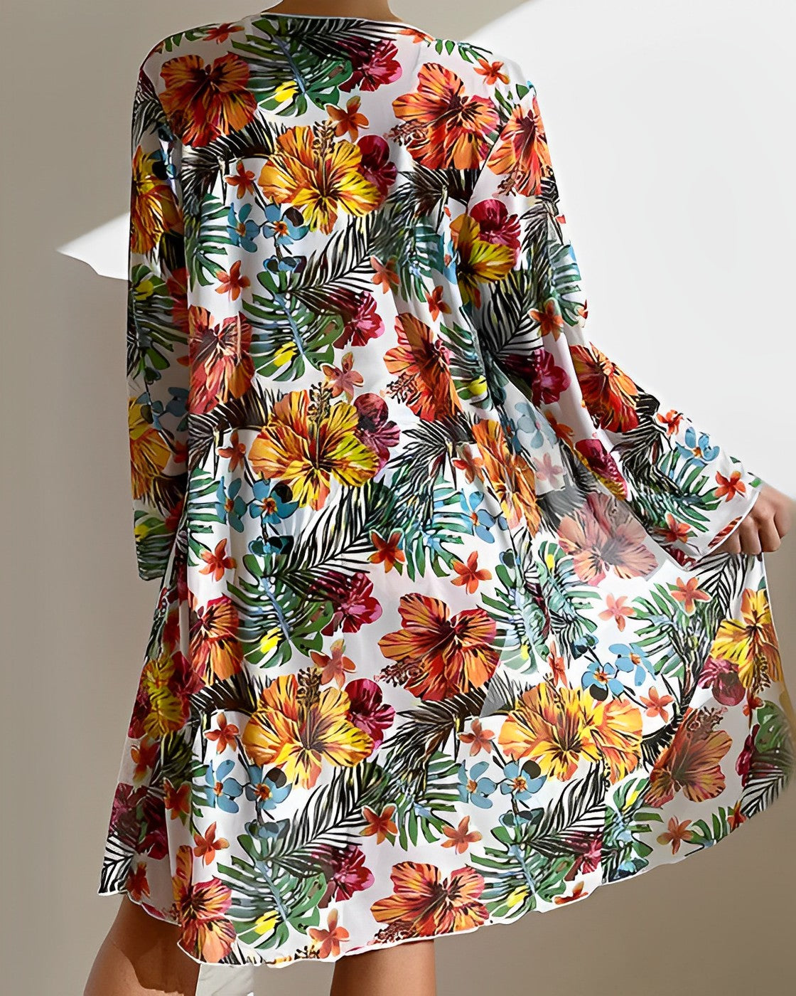 Women's Tropical Print Bikini Set