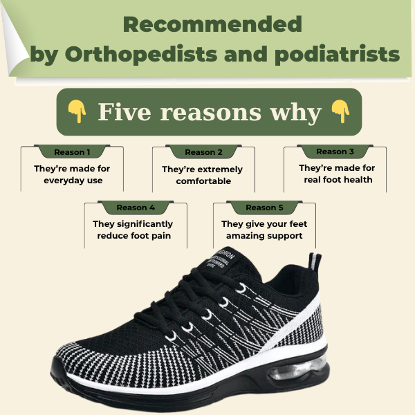 Comfortable Women's Sneakers with Arch Support and Mesh