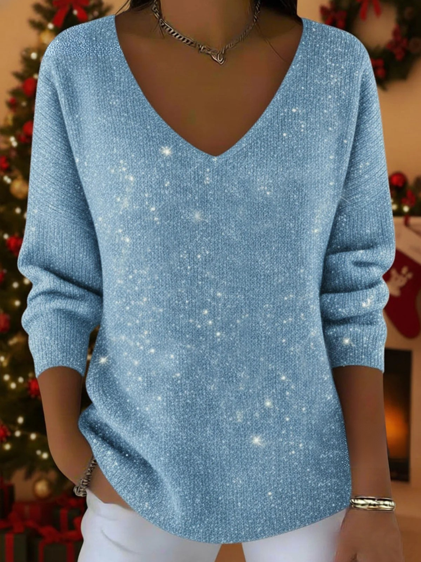 Holiday Crew Neck Winter Sweater