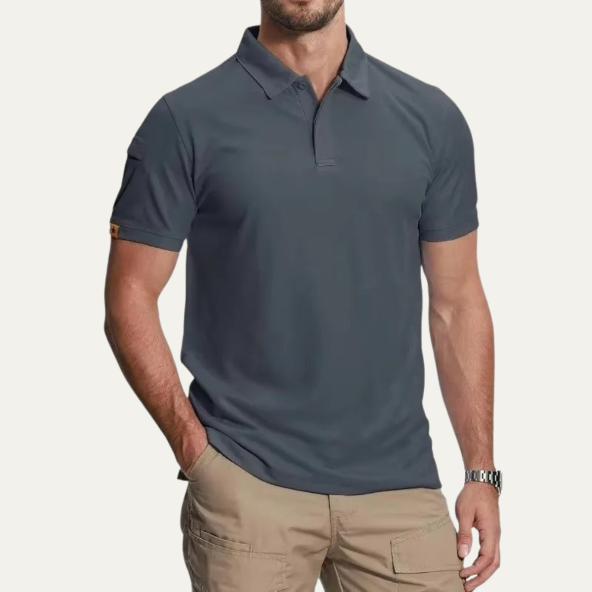 Men's Lightweight Breathable Polo Shirt