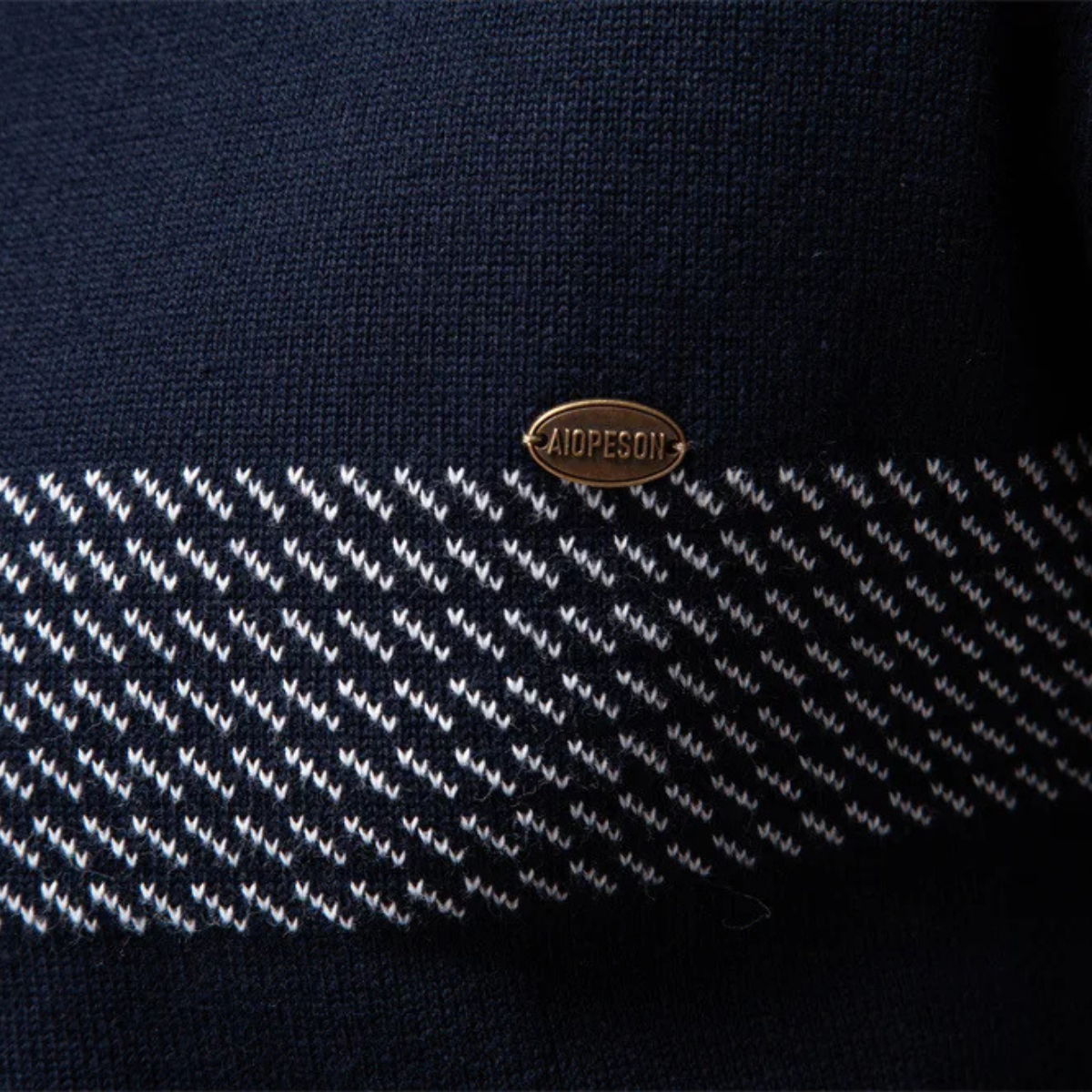 Men's Half Zip Knit Sweater Business Casual