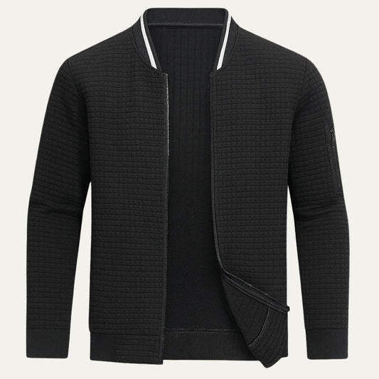 Oakshade Quilted Jacket Casual Zip Up Coat - VibreMode