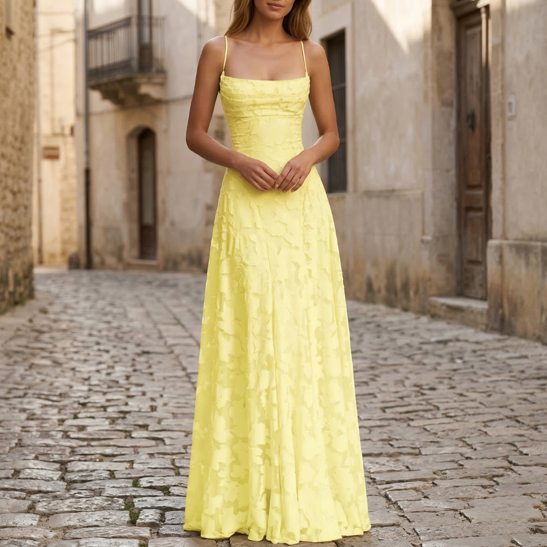 Women’s Maxi Dress Spaghetti Strap A Line Formal Gown