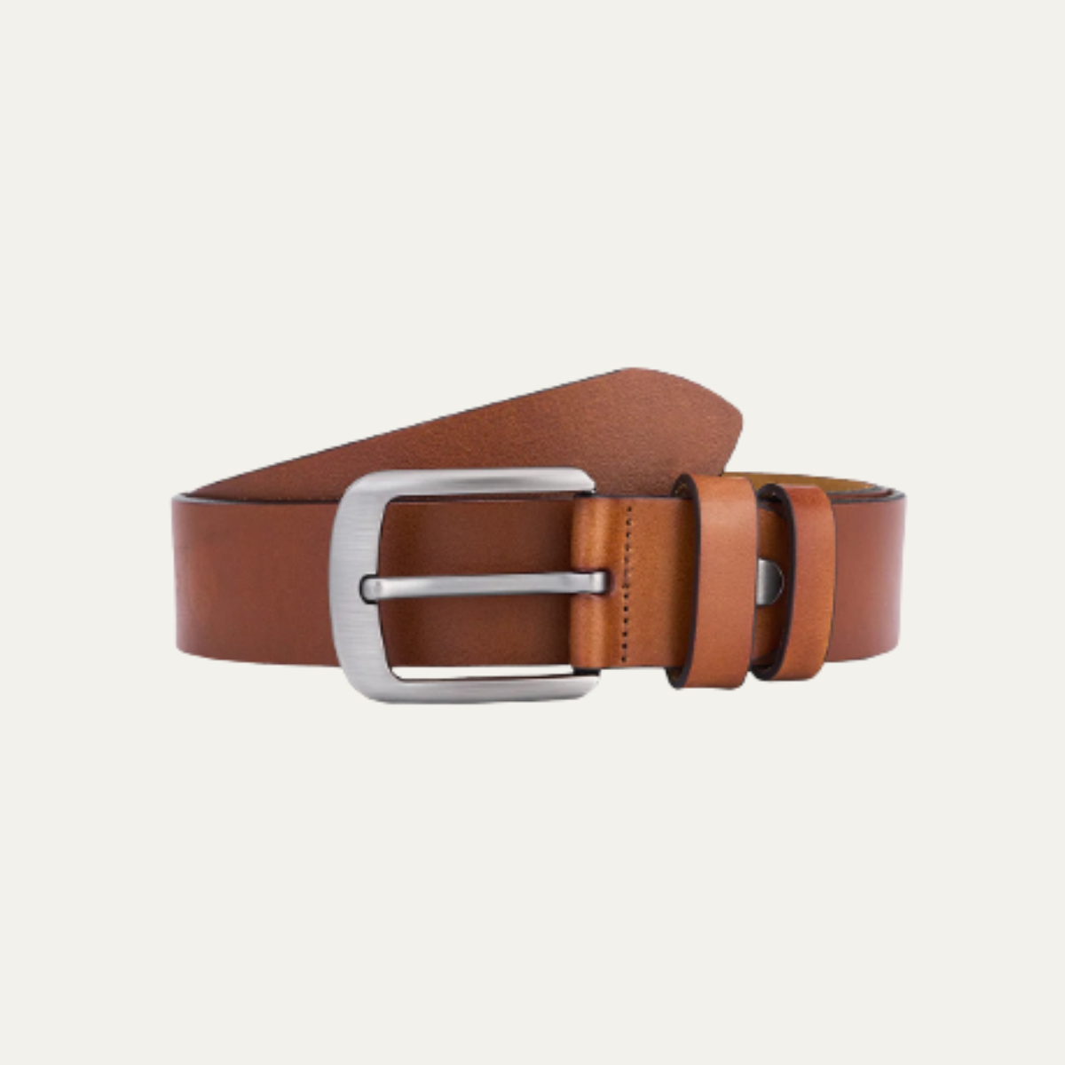 Men's Leather Classic Buckle Belt - VibreMode