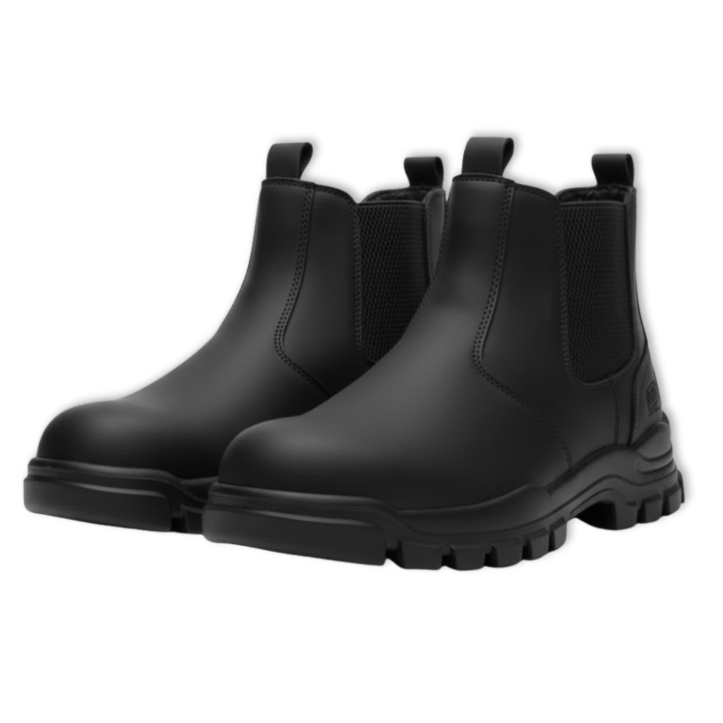 Durable Mens Insulated Work Boots Steel Toe Waterproof - VibreMode