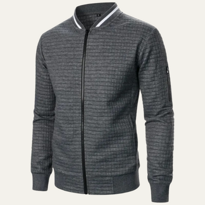Men's Lightweight Quilted Bomber Jacket