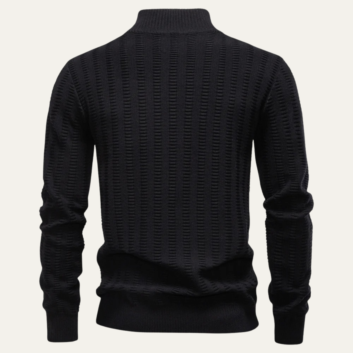 Men's Quarter Zip Winter Sweater