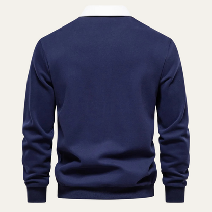 Men's Polo Collar Sweater Casual