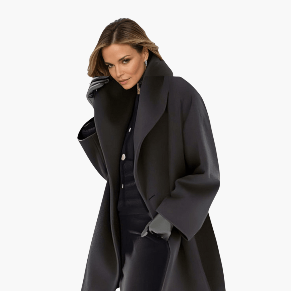 Women's Long Sleeve Wide Collar Jacket