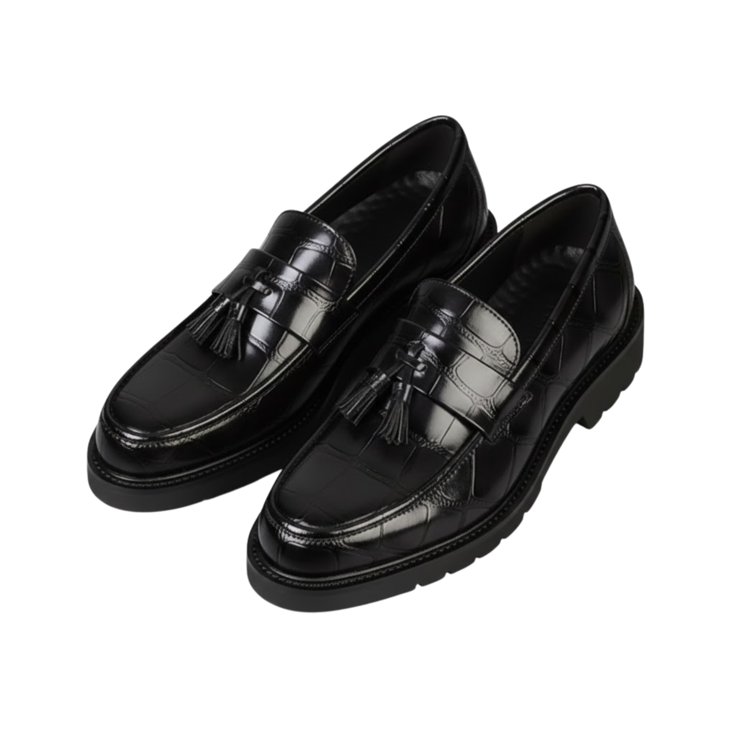 Classic Slip On Leather Loafer Shoes