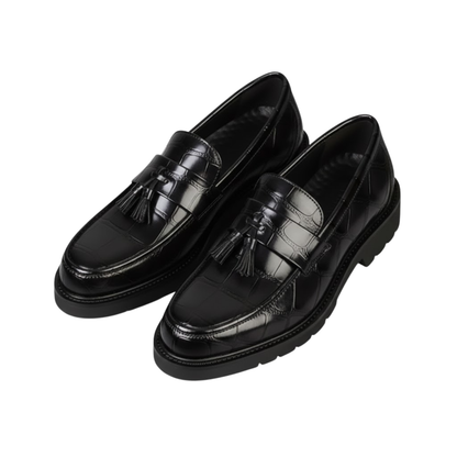 Classic Slip On Leather Loafer Shoes