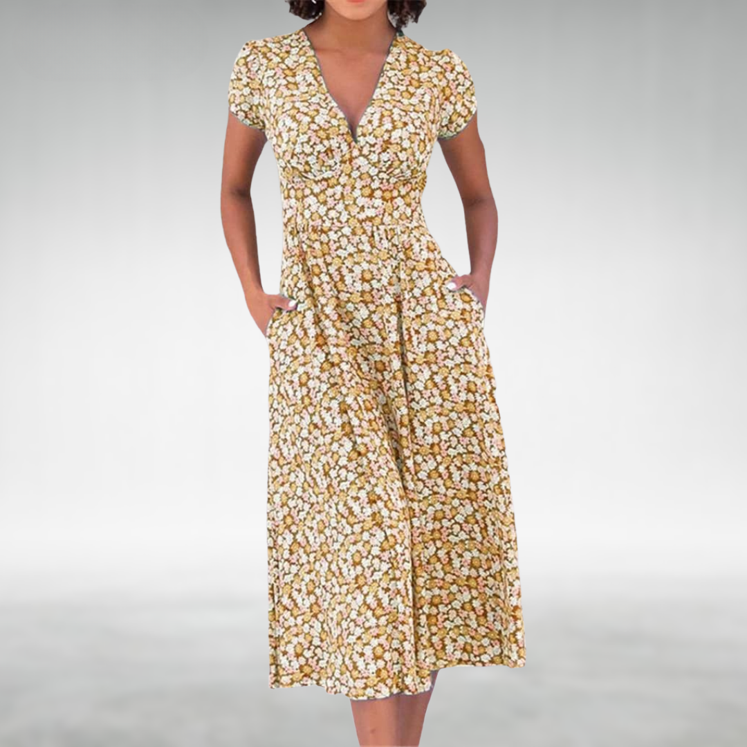 Women's Summer Dress Elegant Cotton