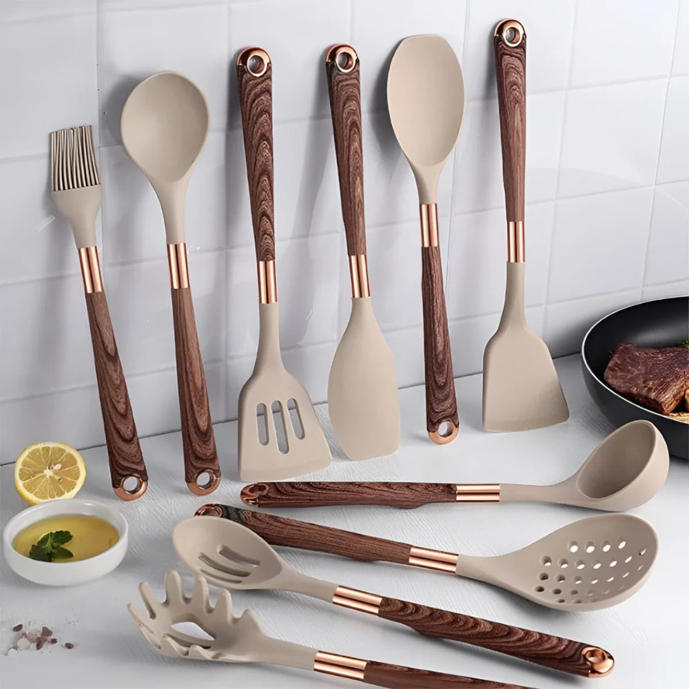 Silicone Cooking Utensil 10 Piece Set