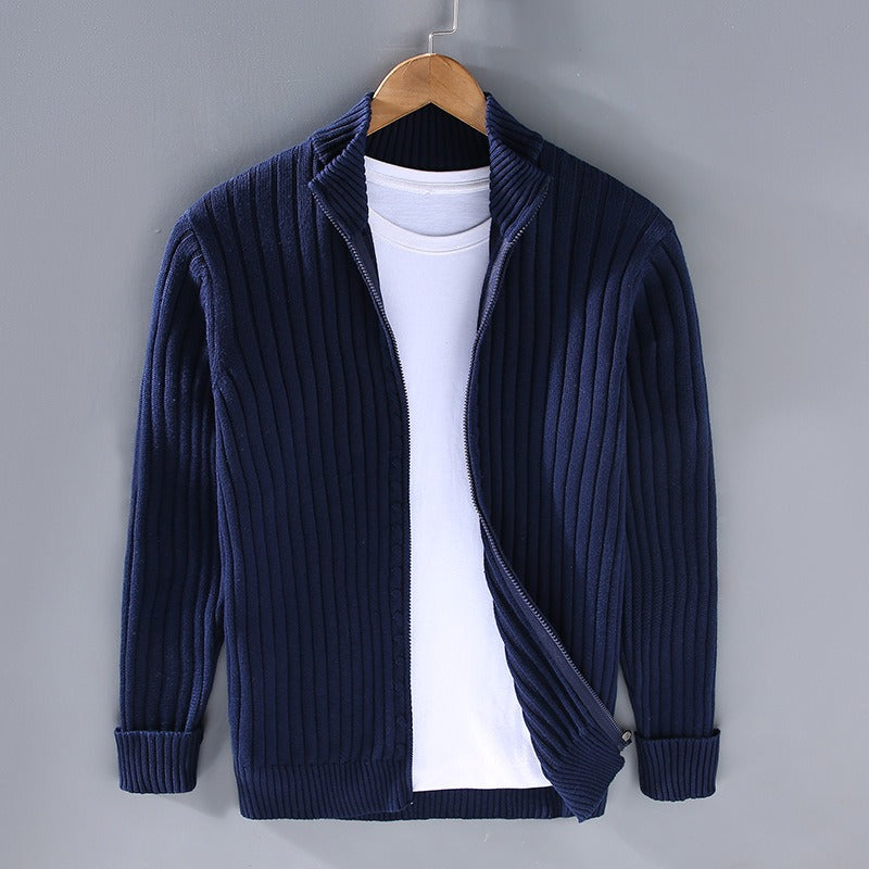 Lorenzo Men's Cotton Cardigan - VibreMode