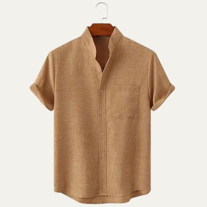 Men's Oversized Cotton Linen Shirt