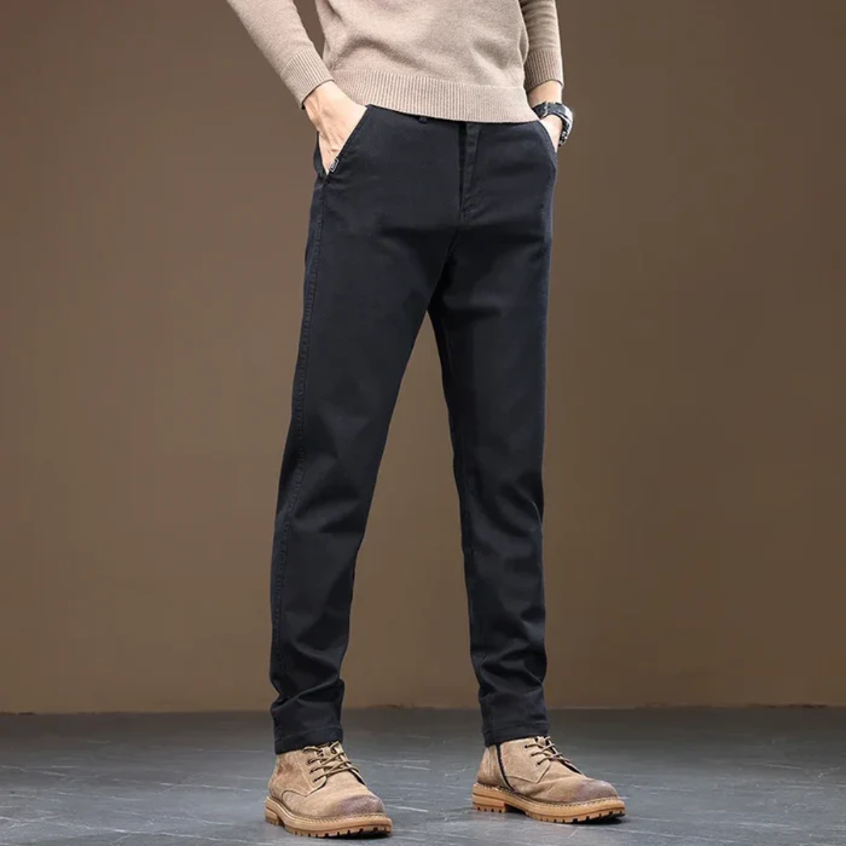 Harriman Men's Classic Straight Leg Cotton Pants
