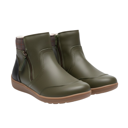 Women's Low Heel Round Toe Elastic Boots