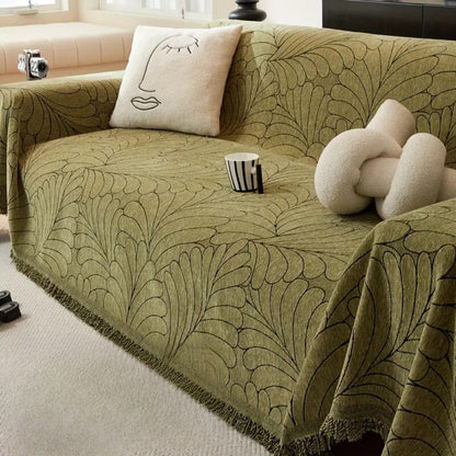 Reversible Sofa Cover Floral Design