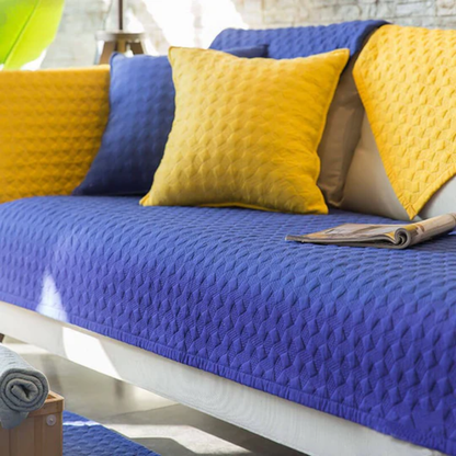 Quilted Sectional Sofa Slipcover