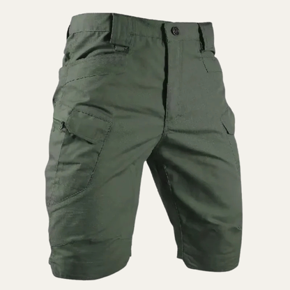 Men's Cargo Shorts Summer Casual Cotton Beige