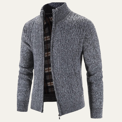 Men's Warm Fleece Zip Up Jacket