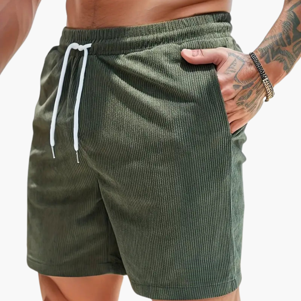 Men's Casual Corduroy Shorts - VibreMode