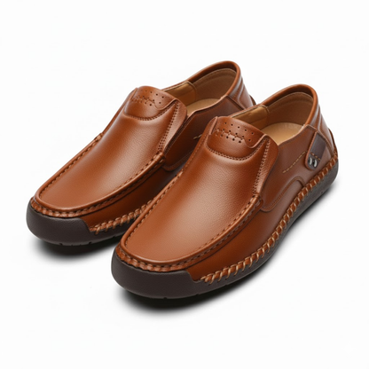 Authentic Genuine Leather Comfort Slip On Shoes
