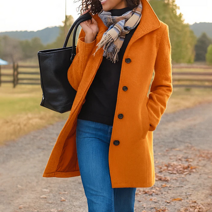 Timeless Button Front Trench Coat