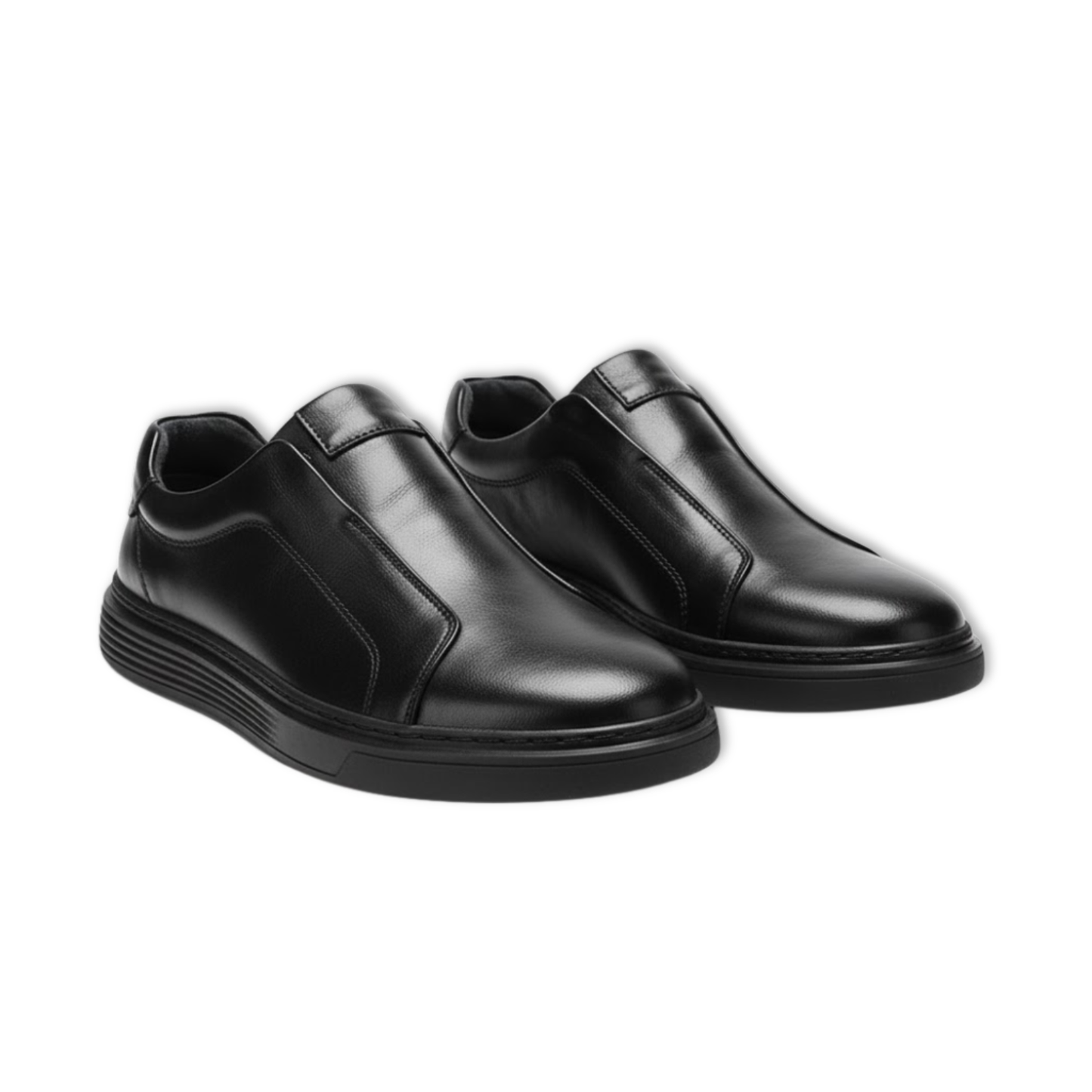 Classic White Genuine Leather Loafers Shoes