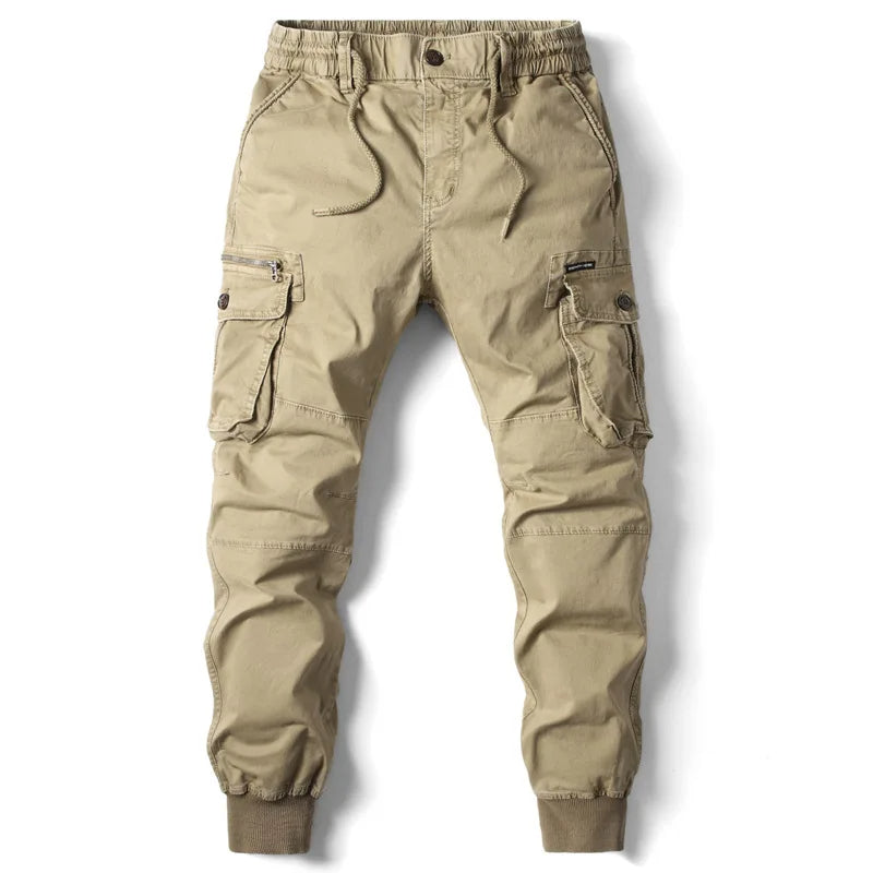 Men's Cargo Jogger Pants Cuffed Hem