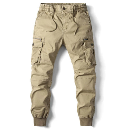 Men's Cargo Jogger Pants Cuffed Hem