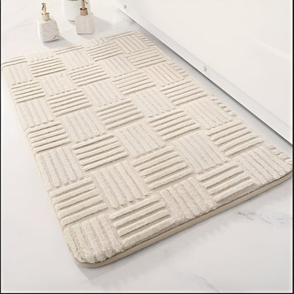 Soft Shaggy Bathroom Rug Ultra Absorbent