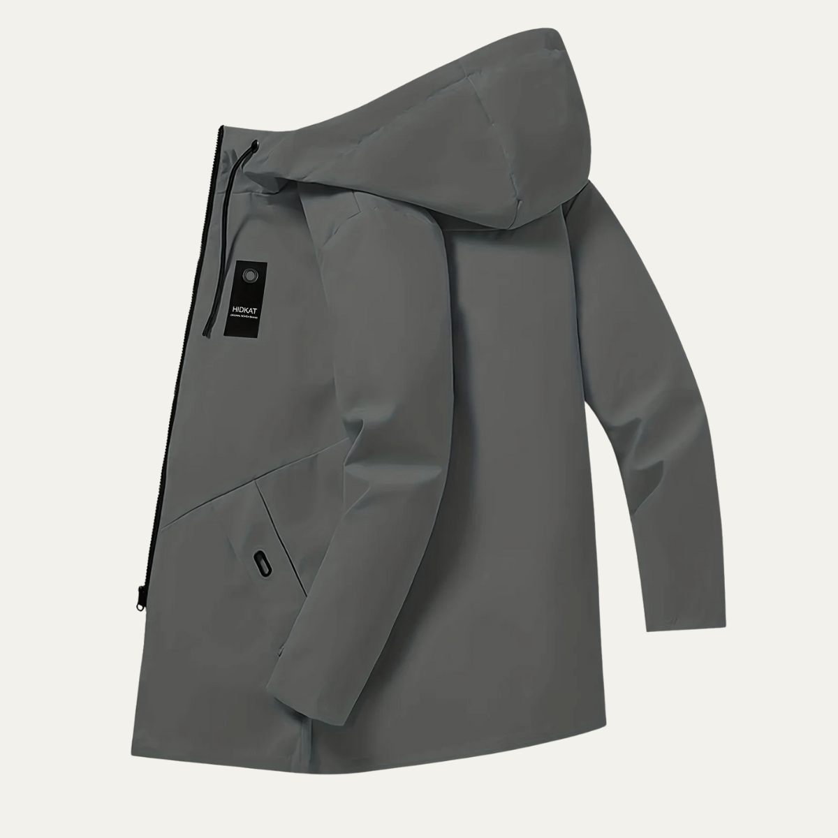 Men's Lightweight Hooded Jacket Casual Drawstring