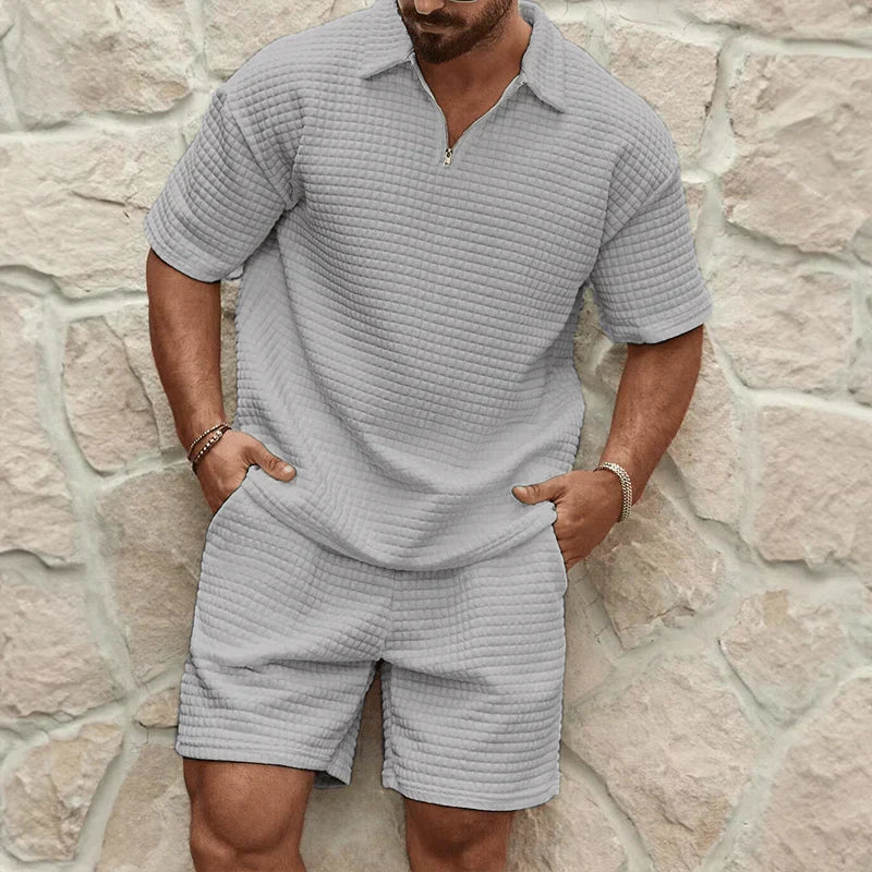 Men's Polo Shorts Set