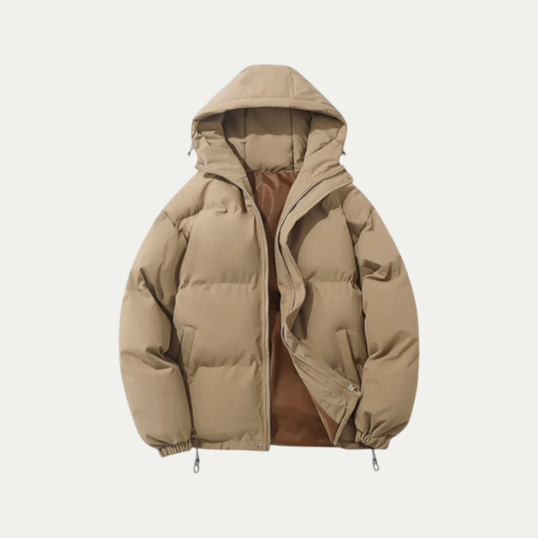 Men's Quilted Jacket Warm Textile Winter Coat