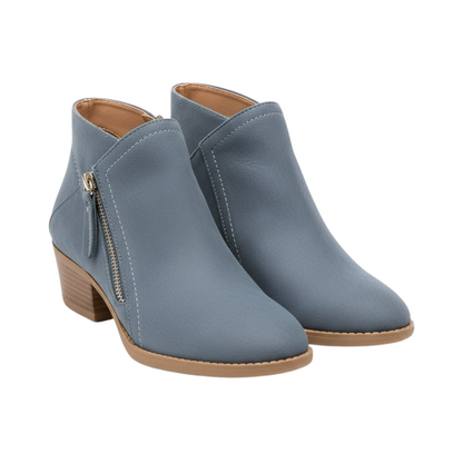 Ladies Comfortable Fall Suede Low Heel Chelsea Ankle Boots