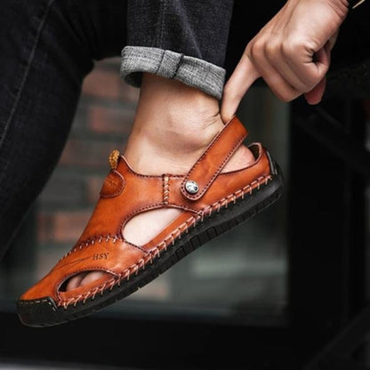Men's Leather Sandals Breathable