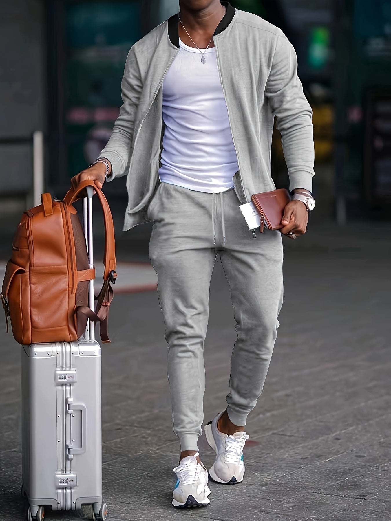 Men's Comfortable Casual Sports Tracksuit Set