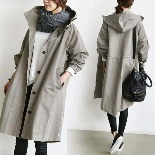 Women's Waterproof Rain Cape Lightweight Breathable