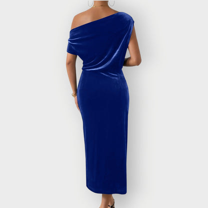 Chic Cold Shoulder Knee Length Dress