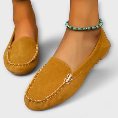 Women's Moccasin Loafers Stitched