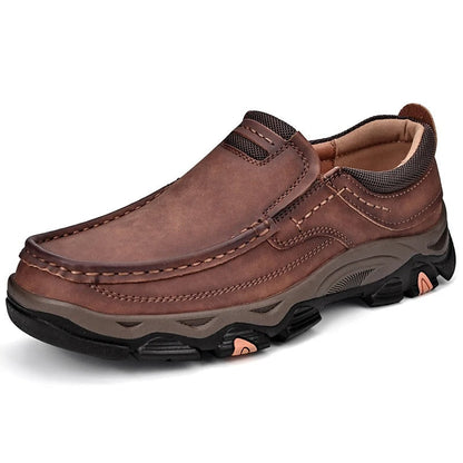 Men's Slip-On Loafers Round Toe Casual