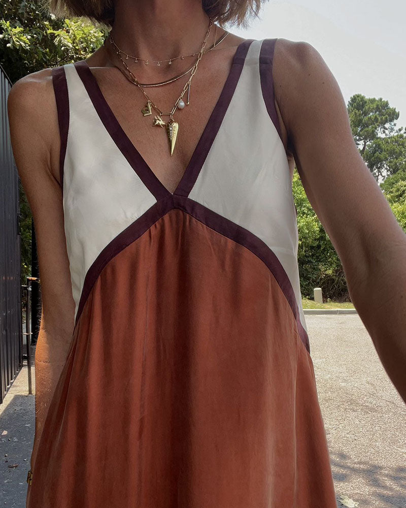 Chic High Low Maxi Dress