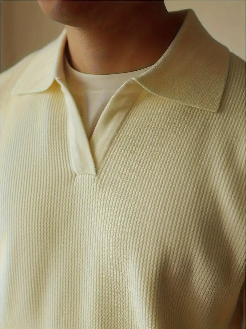 Classic Fit Long-Sleeve Polo Shirt